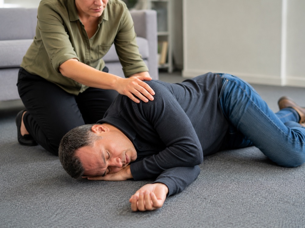 Placing someone in the recovery position